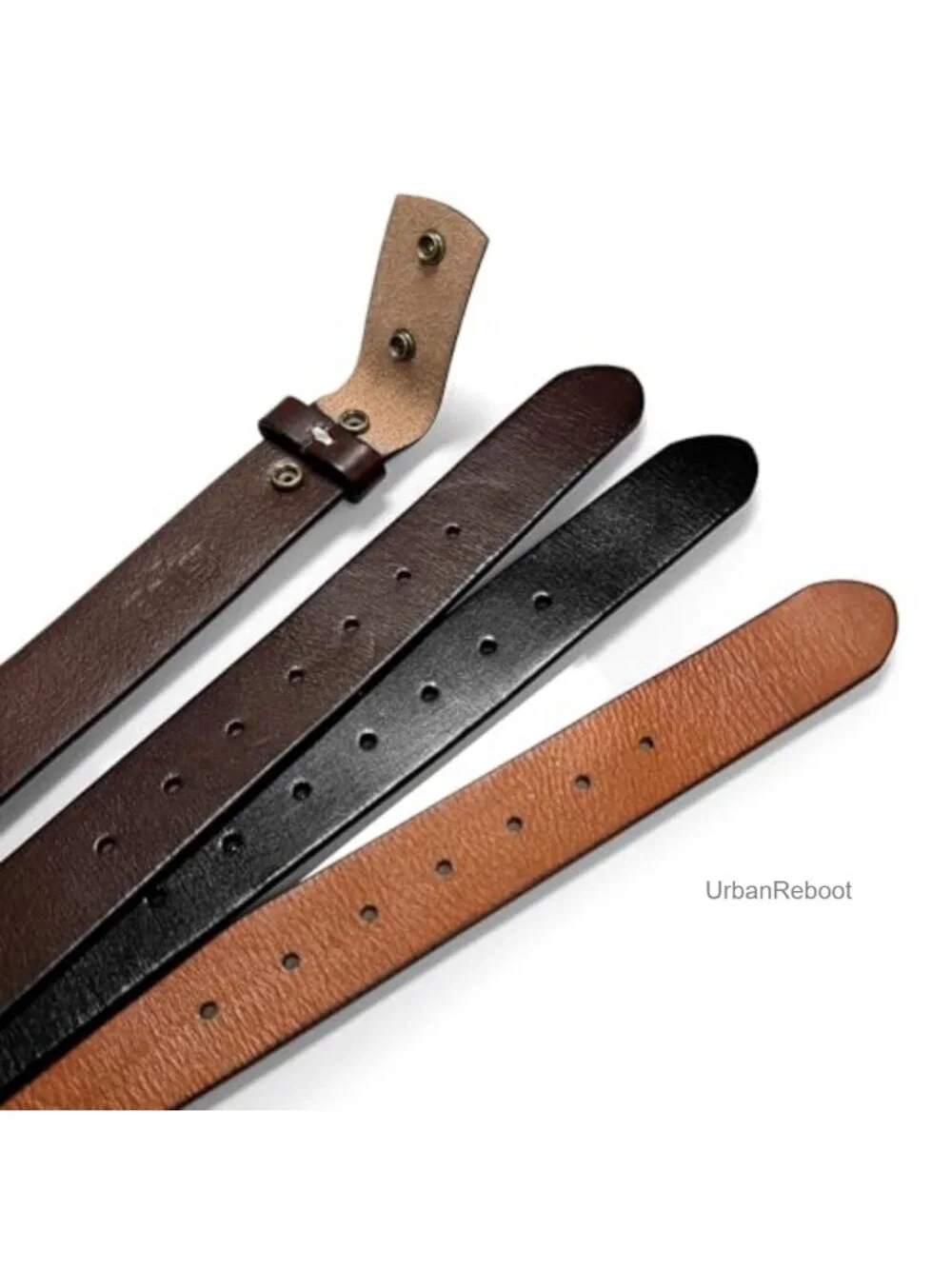 100% Full Grain Leather Belt Strap 1.5